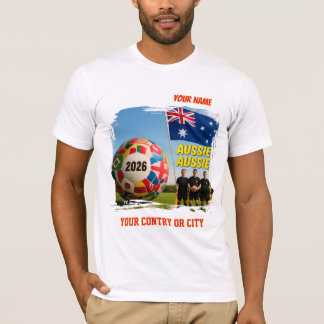 Fußball 2026 SUDAFRICA Benutzerdefinierter Ländern T-Shirt