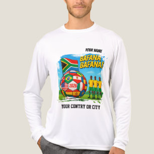 Fußball 2026 SUDAFRICA Benutzerdefinierter Name &  Tri-Blend Shirt