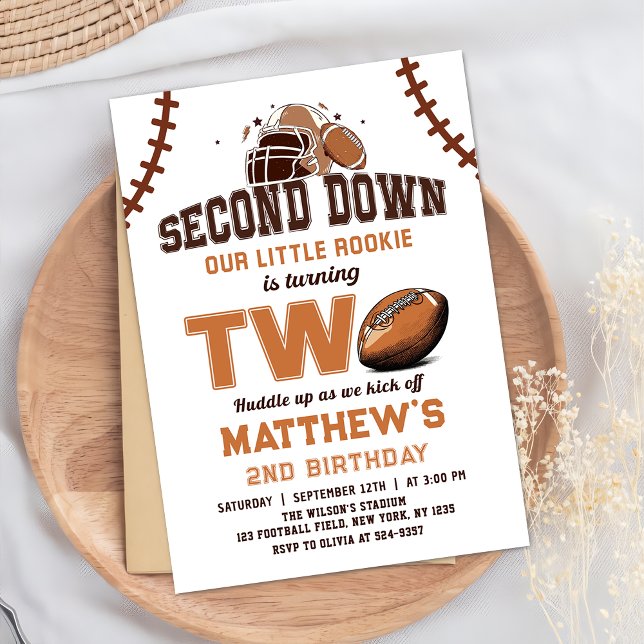 Fußball 2. Geburtstagsfeier Party Einladung (Von Creator hochgeladen)