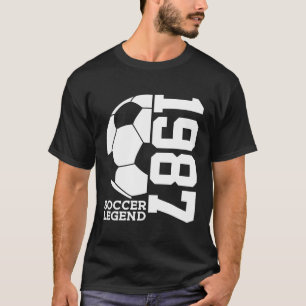 Fußball 36th Soccer Legend 1987 T-Shirt