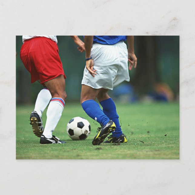 Fußball 3 postkarte (Vorderseite)