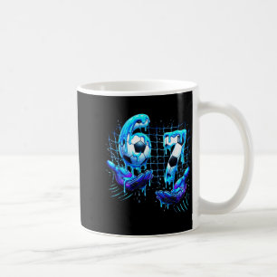 Fußball 67 Kinder Eis Drip Lustig Sechs Sieben Han Kaffeetasse