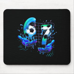 Fußball 67 Kinder Eis Drip Six Seven Hände Meme Mousepad