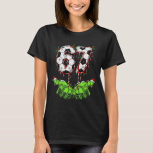 Fußball 67 Sechs Sieben Lustiges Gen Alpha Meme Dr T-Shirt