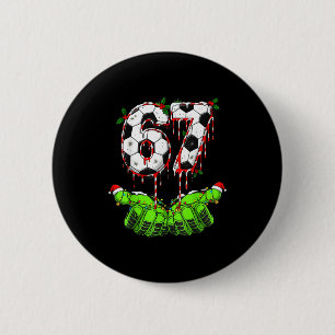 Fußball 67 Six Seven Lustiges Gen Alpha Meme Drip Button