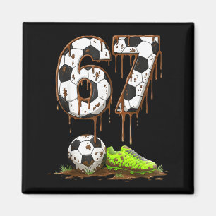 Fußball 67 Six Seven Meme Jungen Teenager Kinder G Magnet
