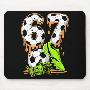 Fußball 67 Six Seven Meme Jungen Teenager Kinder G Mousepad