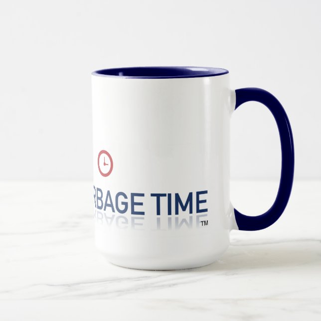 Fußball-Abfall-Zeit 18 Unze. Kaffee-Tasse Tasse (Rechts)