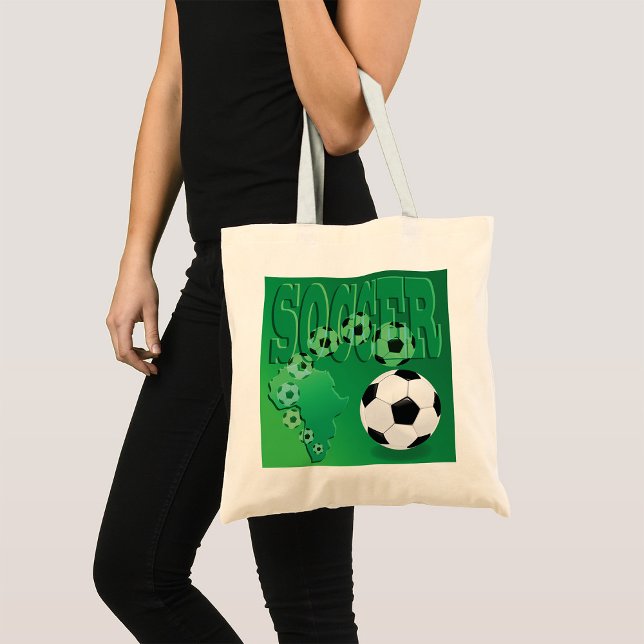 Fußball Afrika Bold Grün Fußball Tragetasche (Von Creator hochgeladen)