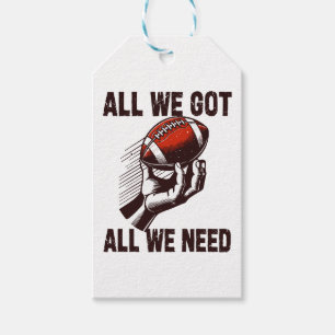 Fußball Alles, was wir got haben, was wir brauchen Geschenkanhänger