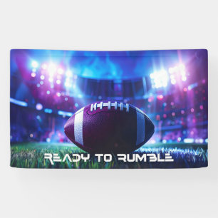 FUSSBALL - AMERICAN FOOTBALL - READY TO RUMBLE BANNER