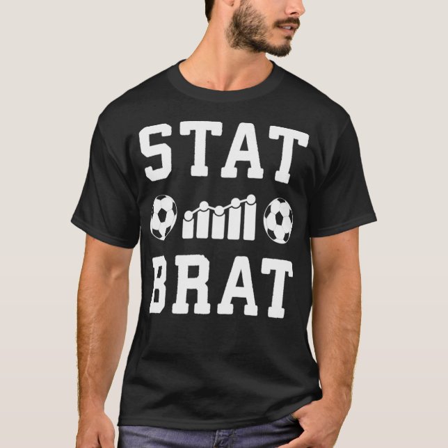 Fußball-Analytik und Statistik für Sportstatistik T-Shirt (Vorderseite)