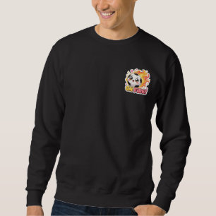 Fußball auf Feuer Sweatshirt
