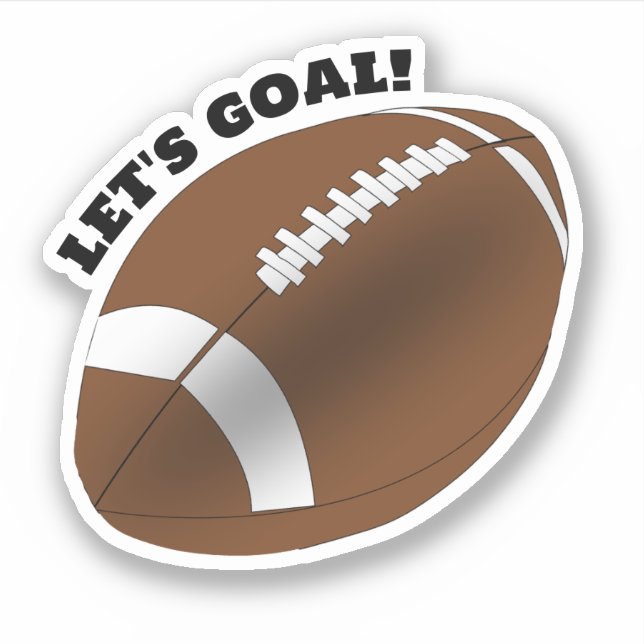 Fußball Aufkleber (Vorderseite)