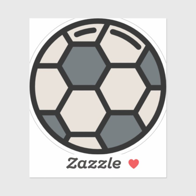 Fußball Aufkleber (Blatt)