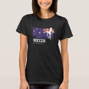 Fußball Australien Flag Football Frauenfußball Mäd T-Shirt