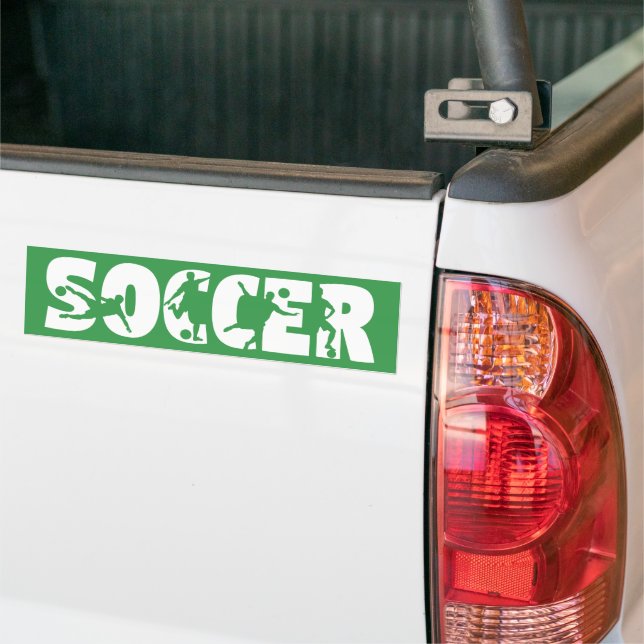 Fußball Auto  Autoaufkleber (Auf Lkw)