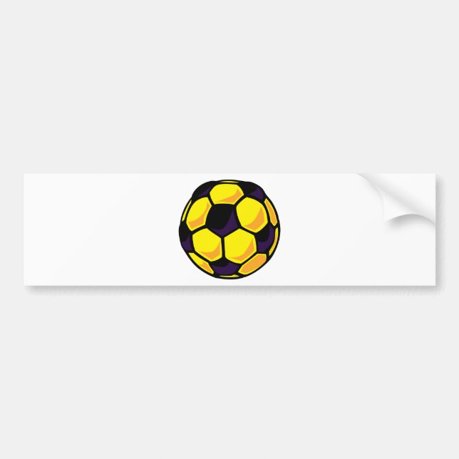 Fußball Autoaufkleber (Vorne)