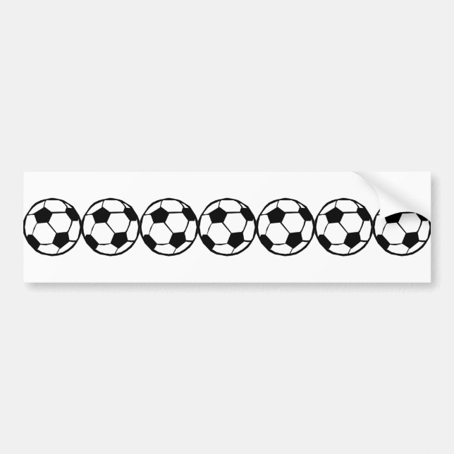 Fußball Autoaufkleber (Vorne)