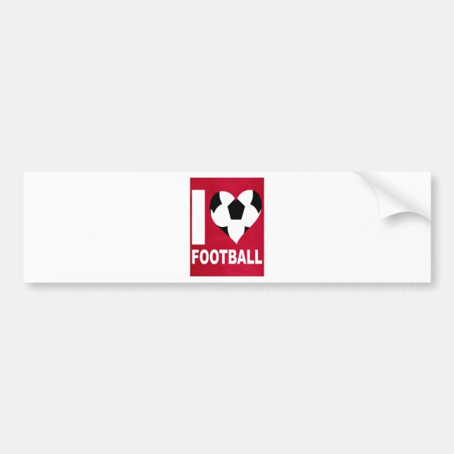 FUSSBALL AUTOAUFKLEBER (Vorne)
