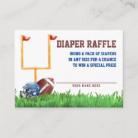 Fußball-Baby-Duschdusche Windeln Raffle