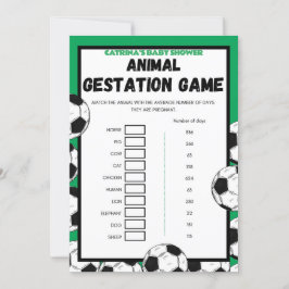 Fußball-Baby-Duschgel, Fußball - bestellbarer Name Einladung