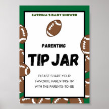 Fußball Baby Duschzeichen