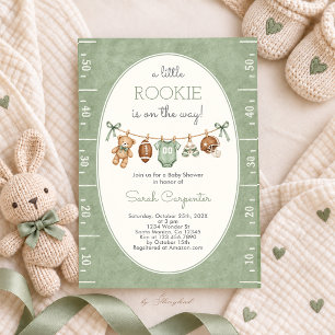 Fußball-Baby-Party Einladung
