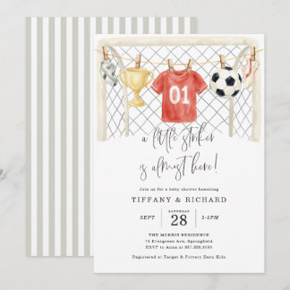 Fußball-Baby-Shower-Einladung Einladung