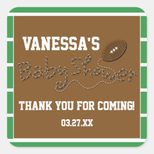 FUSSBALL BABY-SPRITZE-TYPOGRAFIE Süßer Aufkleber