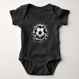 Fußball Baby Strampler