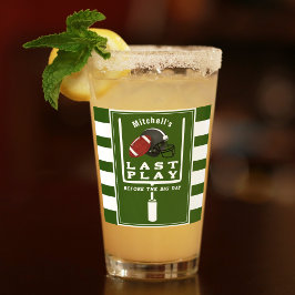 Fußball-Bachelor Party Letztes Spiel vor dem große Glas