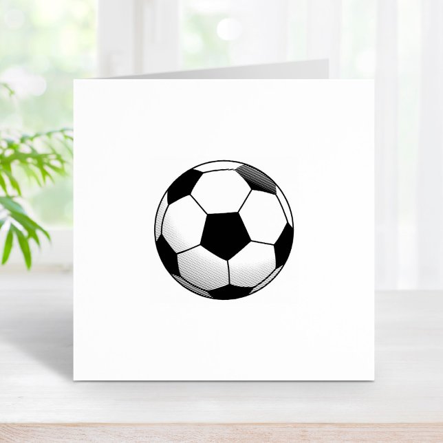 Fußball-Ball 1x1 Gummistempel (Von Creator hochgeladen)