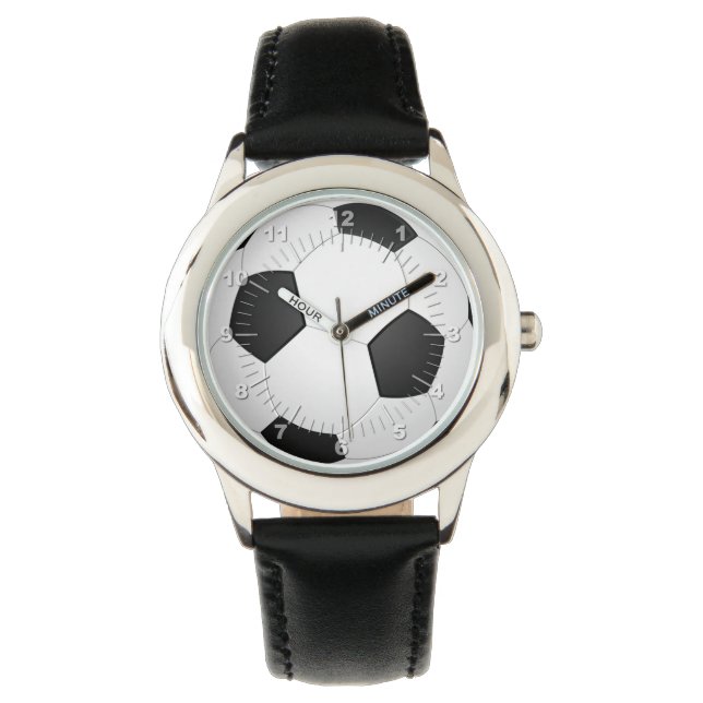 Fußball (Ball) Armbanduhr (Vorderseite)