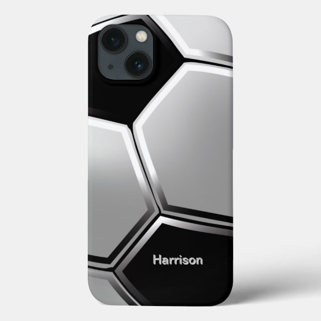 Fußball-Ball Case-Mate iPhone Hülle (Rückseite)