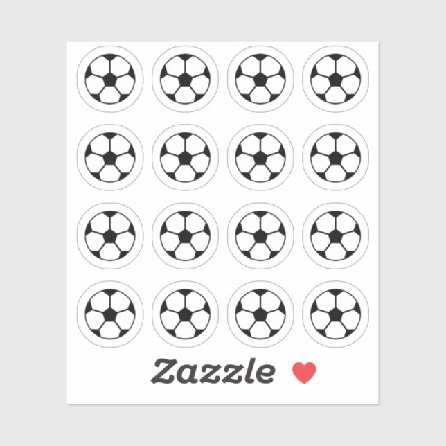Fußball Ball Game Day Reminder Planner Aufkleber (Blatt)