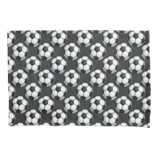 Fußball-Ball gestrichen Pattrern Kissenbezug (Vorderseite)