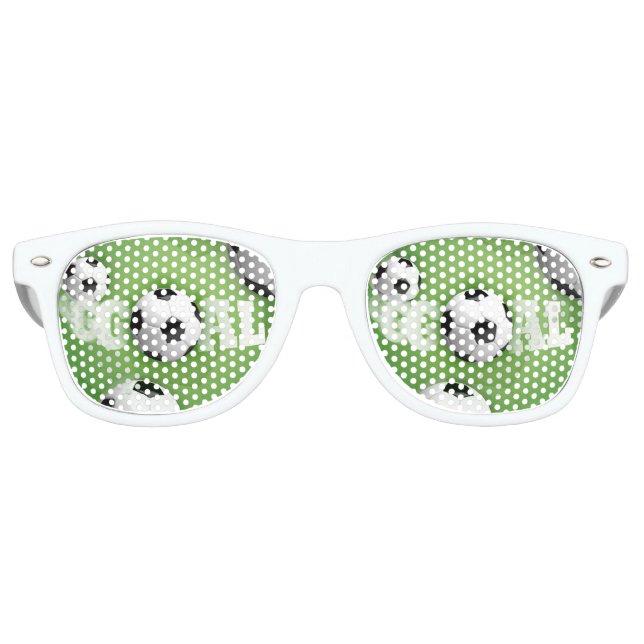 Fußball Ball Goal Sonnenbrille Party Shade (Vorderseite)