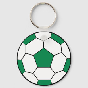 Fußball-Ball Green-Schlüsselanhänger Schlüsselanhänger