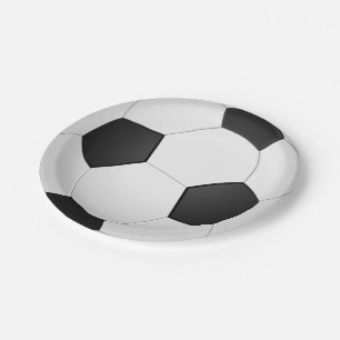 Fußball Ball Illustration Papier Plakat Pappteller