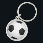 Fußball-Ball-Illustration Schlüsselanhänger<br><div class="desc">Fußball oder Fußball-Illustration. Ein perfektes Geschenk für Sportler. Gut für die Fußballsaison. Diese Abbildung wird von Clker-Free-Vector-Images unter der Creative Commons Lizenz CCO unter www bereitgestellt. Pixabay.com</div>