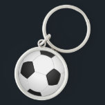 Fußball-Ball-Illustration Schlüsselanhänger<br><div class="desc">Fußball oder Fußball-Illustration. Ein perfektes Geschenk für Sportler. Gut für die Fußballsaison. Diese Abbildung wird von Clker-Free-Vector-Images unter der Creative Commons Lizenz CCO unter www bereitgestellt. Pixabay.com</div>