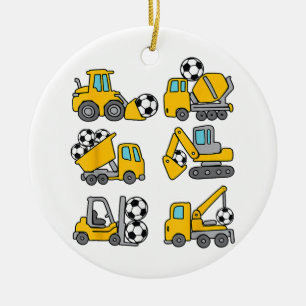 Fußball-Ball Kids Fußball Bauskubinen Keramik Ornament