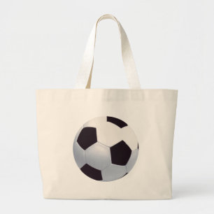 Fußball-Ball-Leinwand-Tasche Jumbo Stoffbeutel