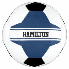 Fußball-Ball mit Namen in beliebiger Farbe HAMbyWG Fußball