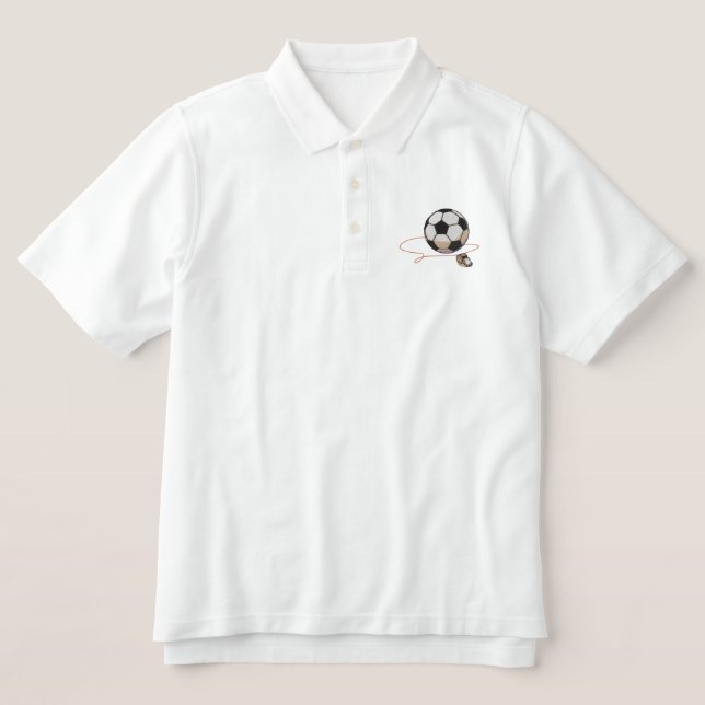 Fußball-Ball mit Pfeifen (Design Vorderseite)