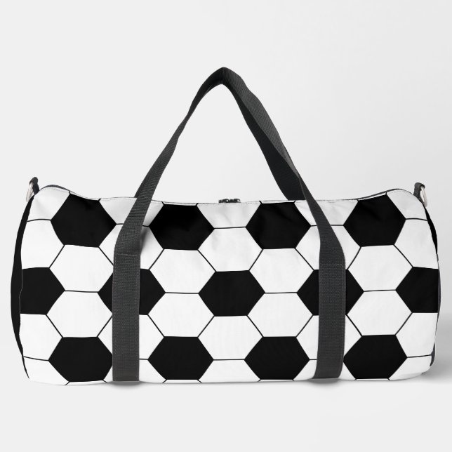 Fußball-Ball-Muster Duffle Bag (Vorderseite)