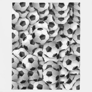 Fußball-Ball-Muster-große Fleece-Decke Fleecedecke