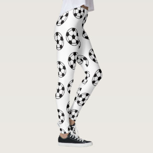 Fußball-Ball-Muster Leggings