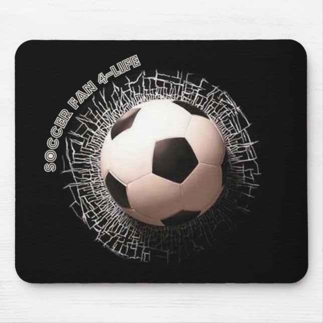 Fußball-Ball-Muster Mouse Pad Mousepad (Vorne)